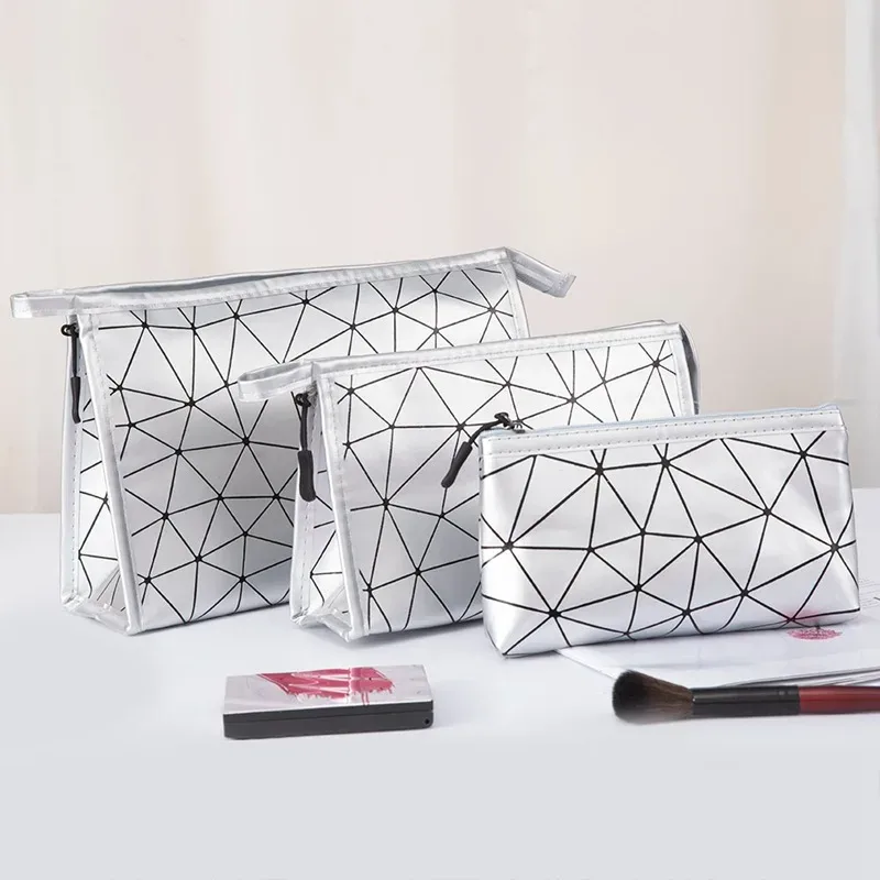 organisateur de rangement de cosmétiques portables coréens en pu, grand sac à cosmétiques de voyage, sacs de maquillage de toilette, sac à main étanche pour dames