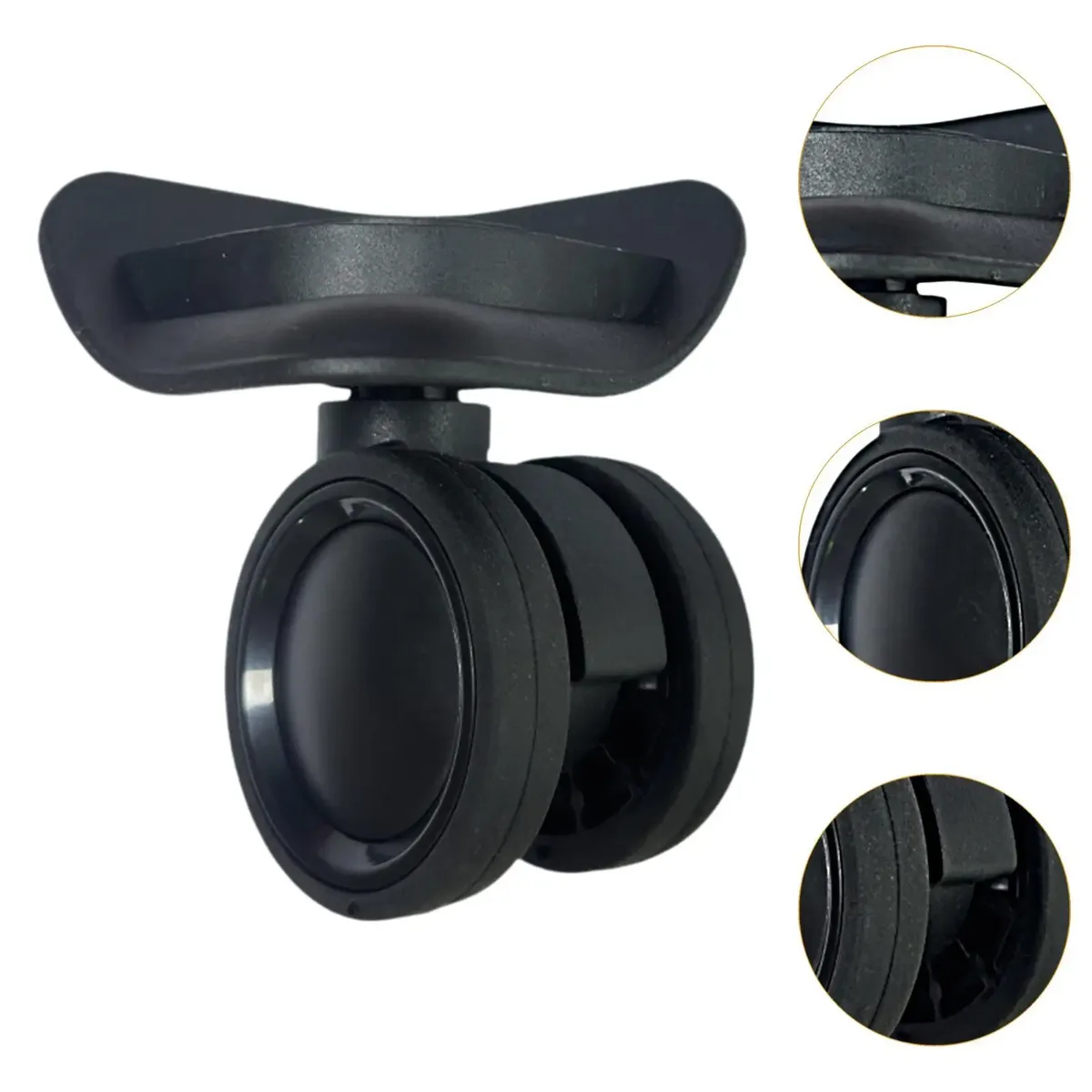 roues de remplacement pour bagages, 2 pièces, roulettes de réparation pour valise, accessoires résistants à l'usure, installation facile, roues pour valise