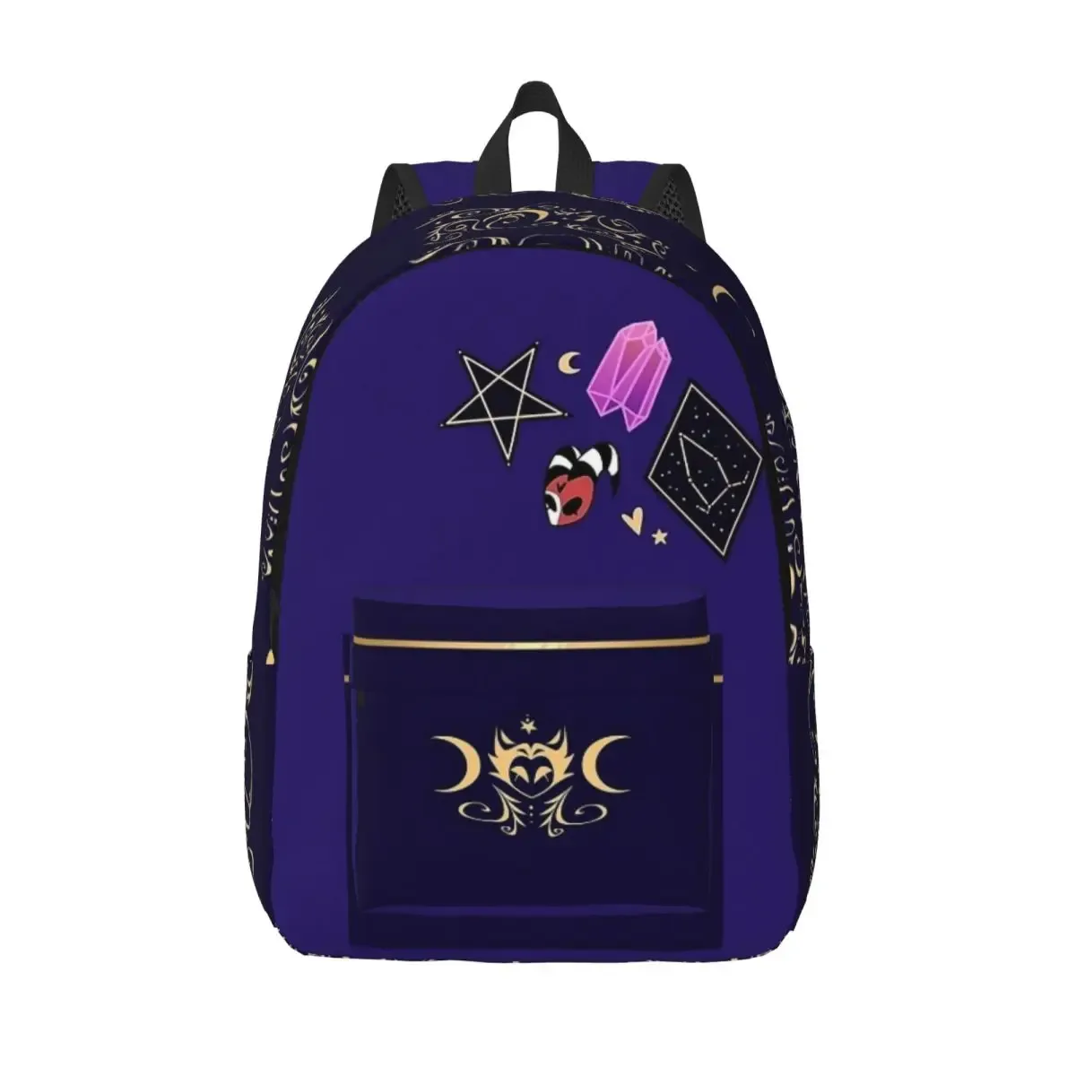 helluva stolas dessin animé sac à dos pour hommes femmes adolescent étudiant travail sac à dos collège sac à bandoulière cadeau