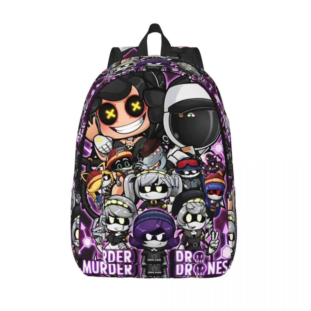 murder drones dessin animé adolescent sac à dos léger lycée randonnée voyage série tv sac à dos hommes femmes ordinateur portable toile sac