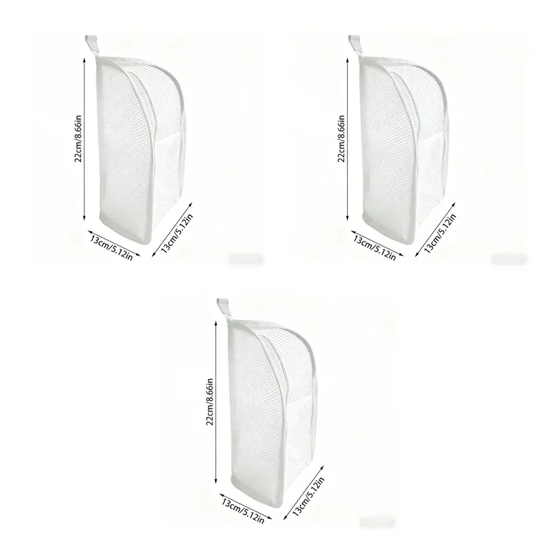 trousse de toilette portable en maille, organisateur de voyage suspendu léger et pliable transparent pour brosse à dents et articles de voyage