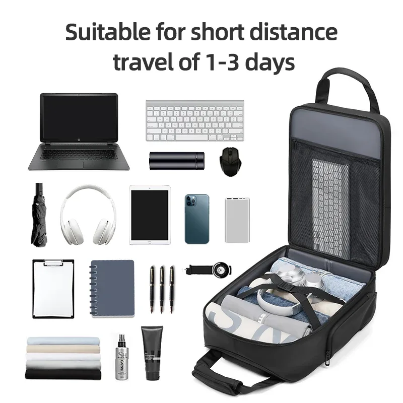 sac à dos de voyage à roulettes pour homme, sac à dos imperméable sur roulettes, bagages à roulettes pour l'embarquement.