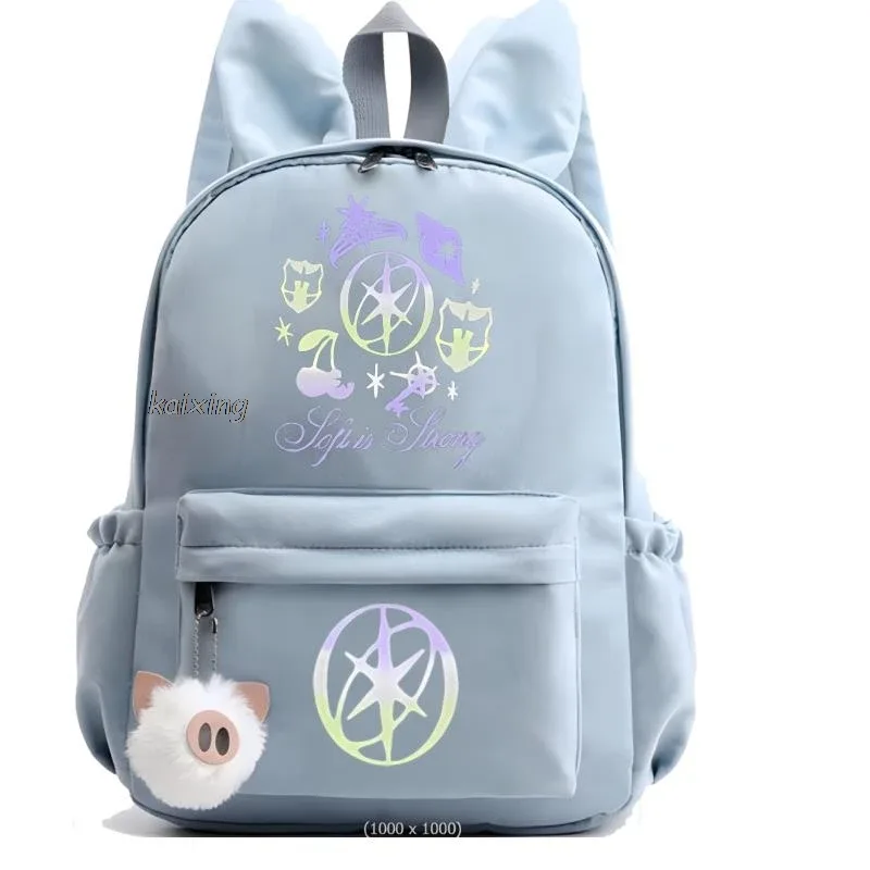 kawaii chaud katseye drôle impression sac à dos grande capacité sac d'école étudiant pochette d'ordinateur sac à dos scolaire pour étudiant