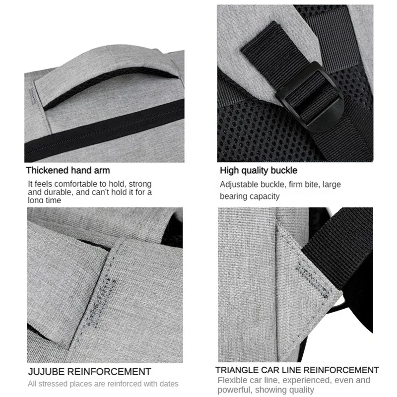 sac à dos personnalisé avec logo, sacoche pour ordinateur portable en nylon de 15 et 17 pouces, sac cadeau, sac à dos pour hommes d'affaires, image et nom imprimés