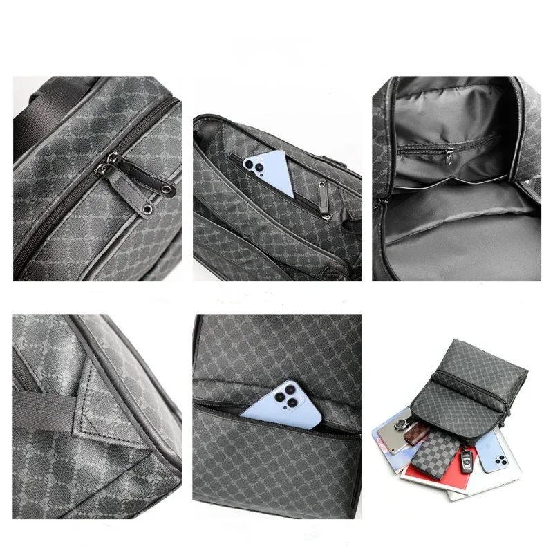 sac à dos de luxe à imprimé floral pour homme, grande capacité, voyage, ordinateur portable, cartable