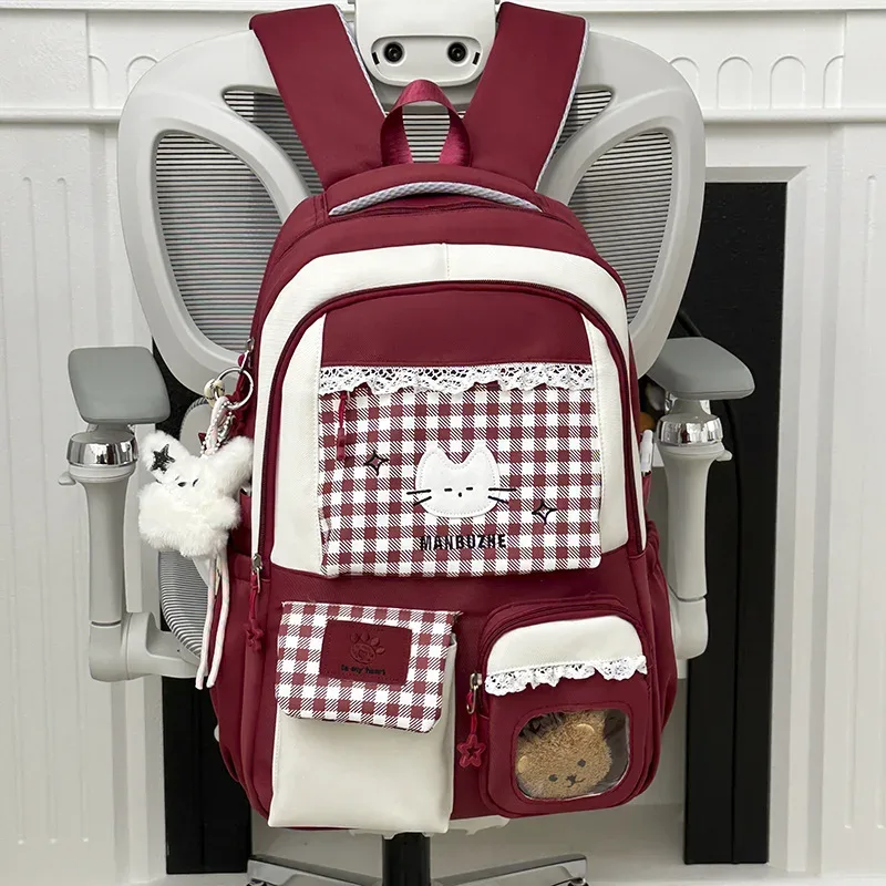 sac à dos scolaire rose pour filles, adolescentes, femmes, enfants, filles, sac à dos pour l'école primaire et secondaire, sac à dos pour adolescents, enfants