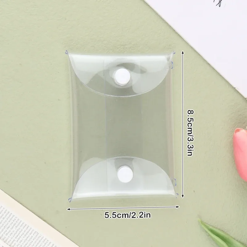 petit portefeuille transparent en pvc pour femme, mini portefeuille pour femme, sac de rangement pour pièce de monnaie, clé, rouge à lèvres, casque, enfants, filles