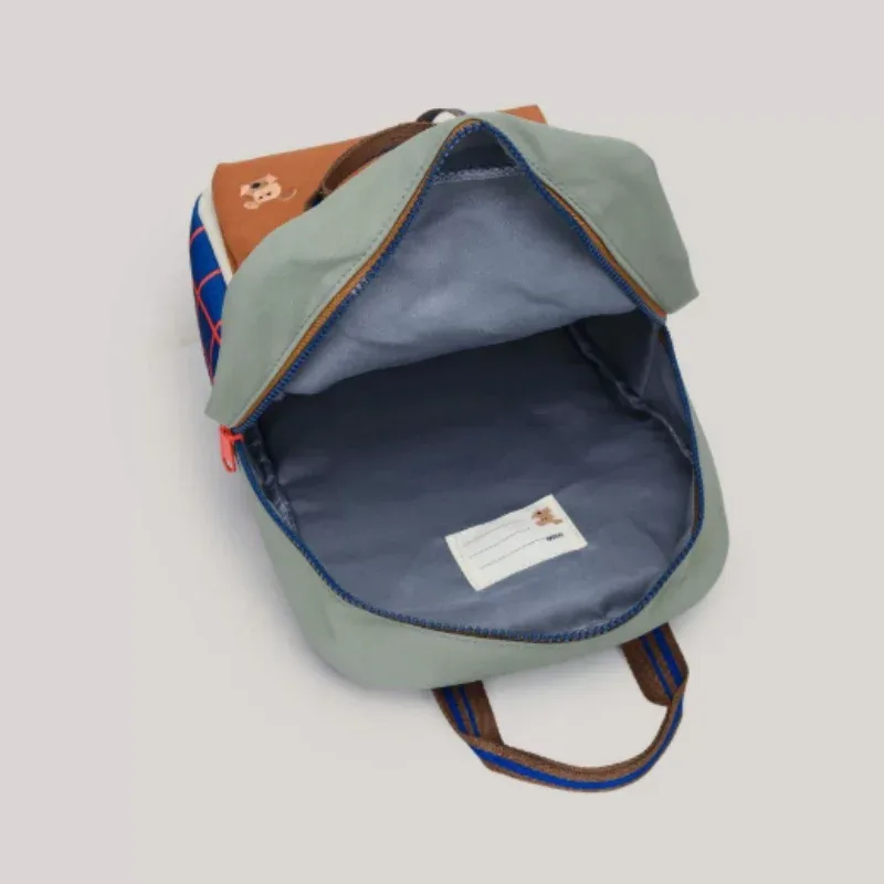 sac à dos pour enfants, sac à dos personnalisé avec nom pour la maternelle, sac à dos brodé avec détails de petit chien, comme cadeau d'anniversaire