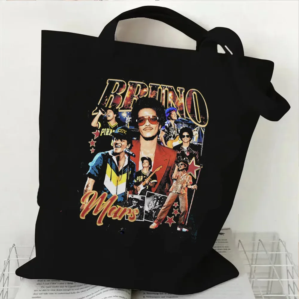 sac fourre-tout bruno mars y2k personnalisable, sacs en tissu pour le shopping, les courses, femme