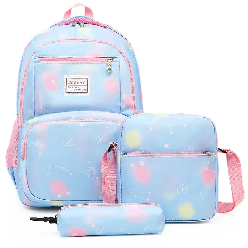 ensemble de 3 sacs à dos pour hommes, sacs d'école pour femmes, sacs à bandoulière pour garçons, grand sac de voyage pour étudiants, sac à dos scolaire pour hommes, mochila, 2020