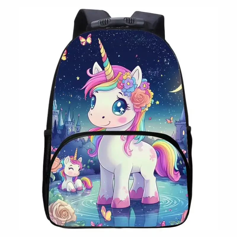 sac à dos licorne pour élèves du primaire et du secondaire, sac à dos à la mode pour hommes et femmes