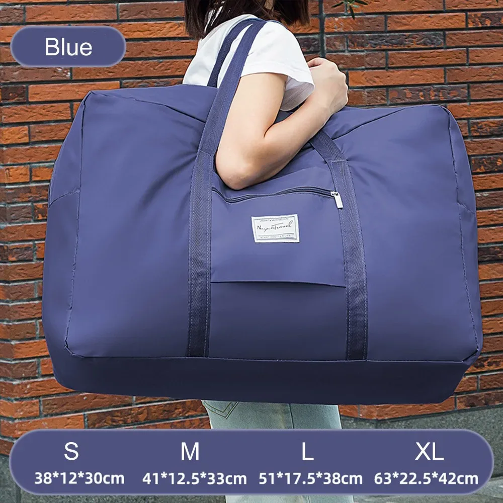 sac de rangement de voyage pliable durable, multifonction, oxford, bagages, grande capacité, étanche, sacs à main de voyage, poudres de vêtements