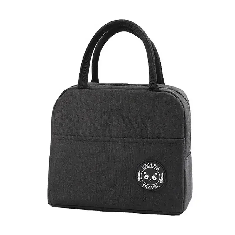 sac de rangement de voyage unisexe multifonctionnel, sac isotherme portable, boîte à bento en aluminium imperméable, sac à bento pour étudiants