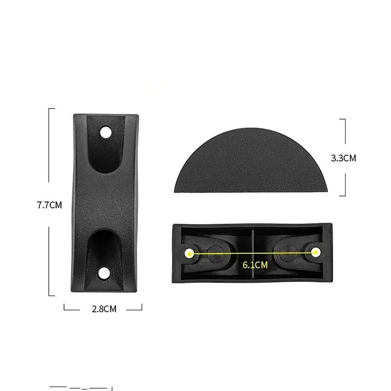 【ssummer10】【xxx】2 pièces patins de support de valise, pièces de rechange pour bagages, accessoires de pieds de valise