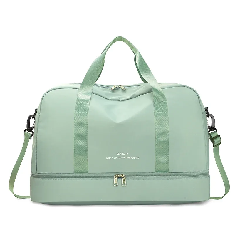 sac de voyage extensible pour femmes, sac à main de sport, sac de fitness, grande capacité, sac de nuit pour week-end à une épaule