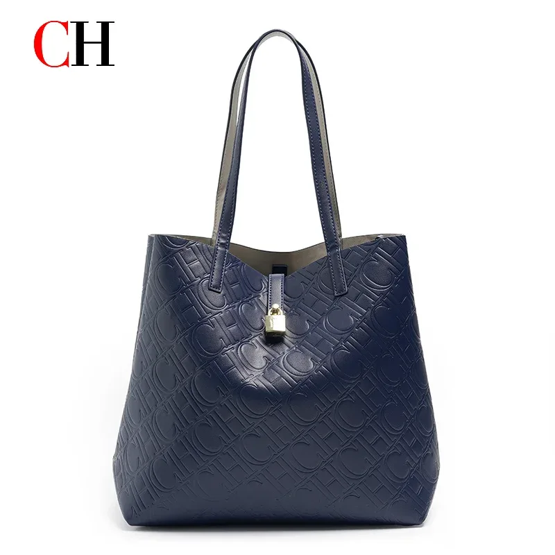 sac à main de luxe ch pour femmes, grande capacité, sac à bandoulière élégant pour le travail, sac à bandoulière doré pour le shopping