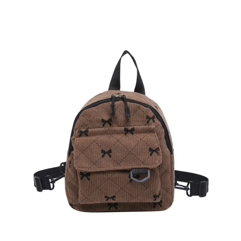 mini sac à dos imprimé nœud papillon, sac à bandoulière de voyage, sac de rangement de cosmétiques, sacs à livres pour étudiants coréens ins, sac à dos décontracté