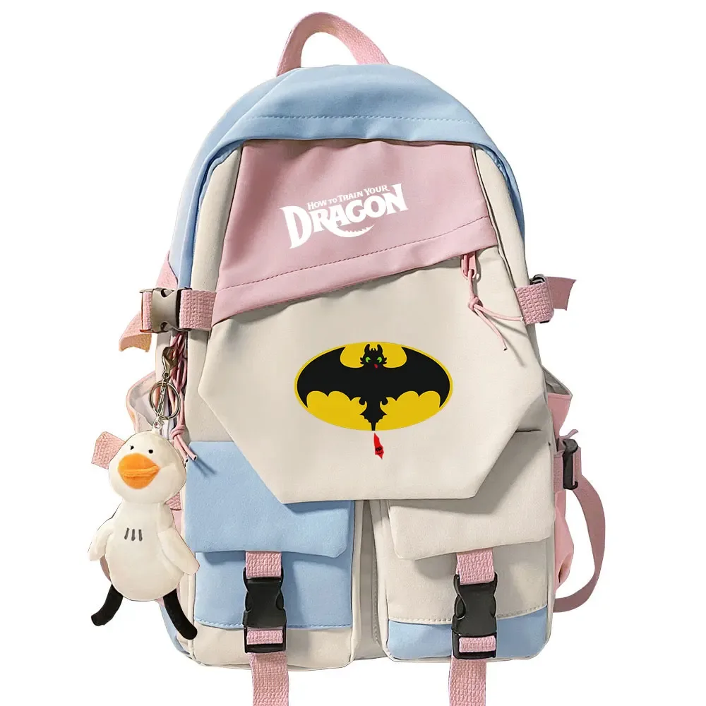 sac à dos pour filles et garçons « comment dresser son dragon », sac à dos pour l'école, sac à dos pour adolescents, femmes, voyage, ordinateur portable, sac à dos pour étudiants, mochila