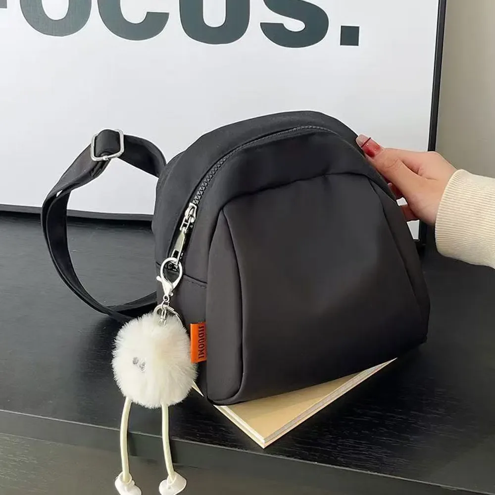 sac en tissu nylon décontracté pour femmes, nouveau sac bandoulière léger et polyvalent de style coquille, grande capacité, petit sac à bandoulière