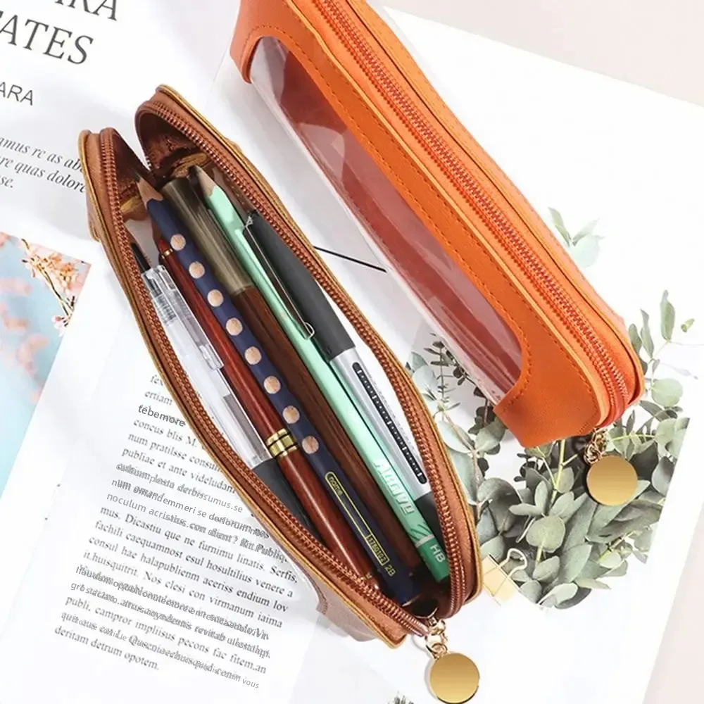 trousse de toilette portable en pu pour cosmétiques et pinceaux de maquillage – organisateur de voyage compact pour articles de toilette et beauté