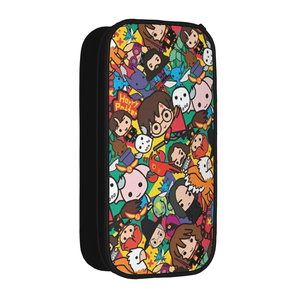 pochette à crayons grande capacité h-hp-p harrys potters merch, boîte à crayons double couche, trousse de maquillage pour filles, cadeau
