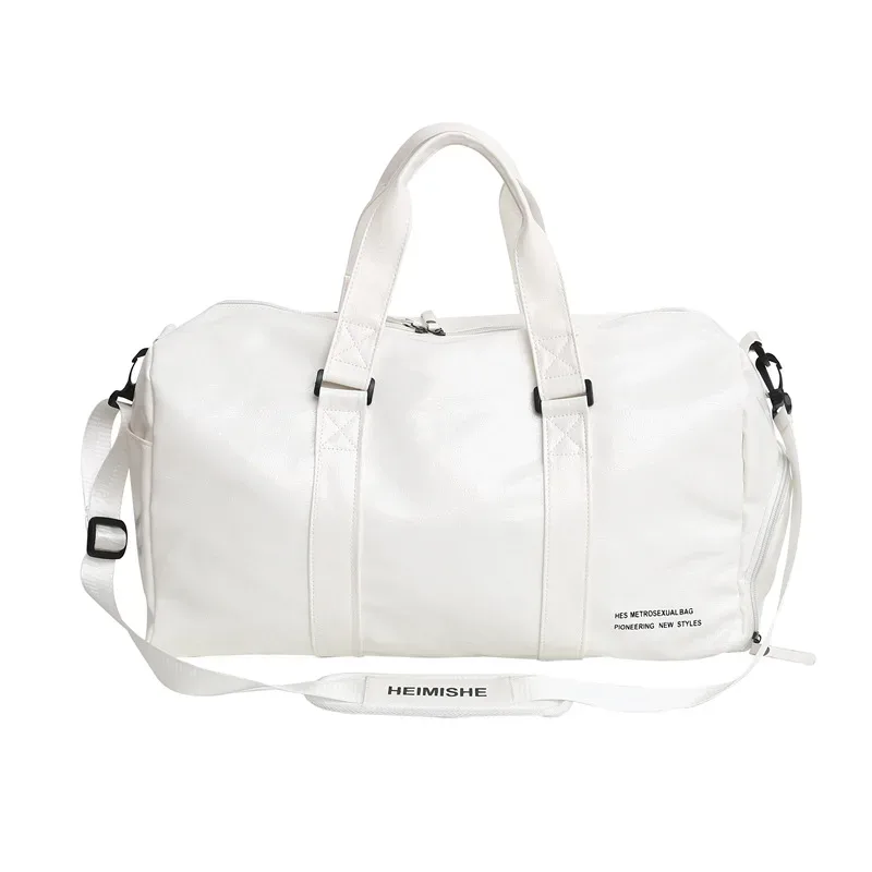 sac de sport pour hommes avec logo personnalisé, grand sac de fitness sec et humide, sac de sport pour hommes et femmes, personnalisation personnalisée, sac de voyage en cuir pu.