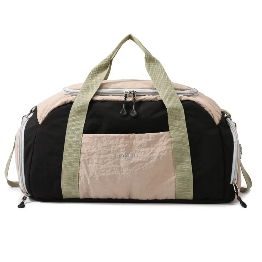 sac de sport pour femme avec séparation sec/humide, grande capacité, sac de voyage, sac à main, sac bandoulière