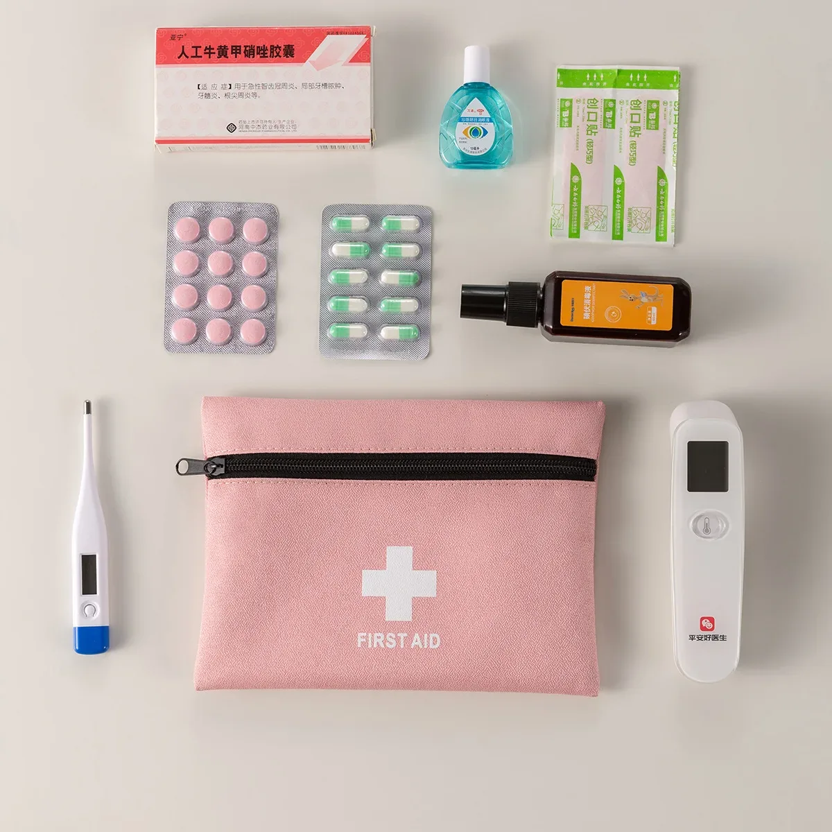 sac à médicaments portable d'extérieur de grande capacité pour hommes et femmes, petit voyage, fournitures médicales, outils, pochette de rangement, fourre-tout, sac à capsules