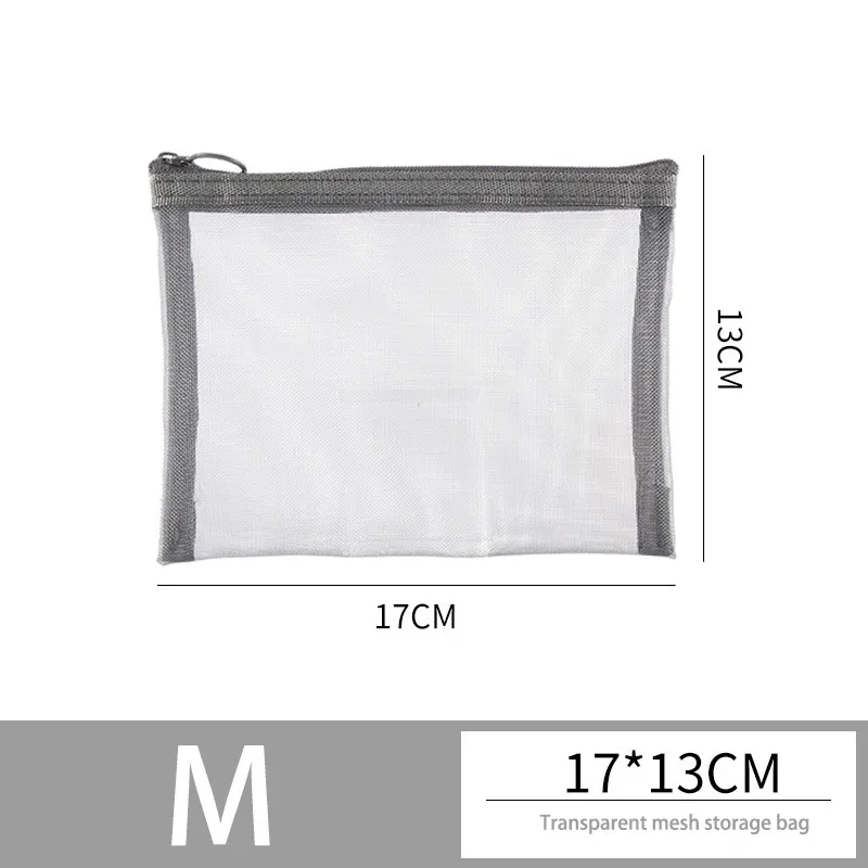 trousse toilette nylon transparent marron rose organisation maquillage voyage cosmétiques soins peau parfums pinceaux pratique transport quotidien use