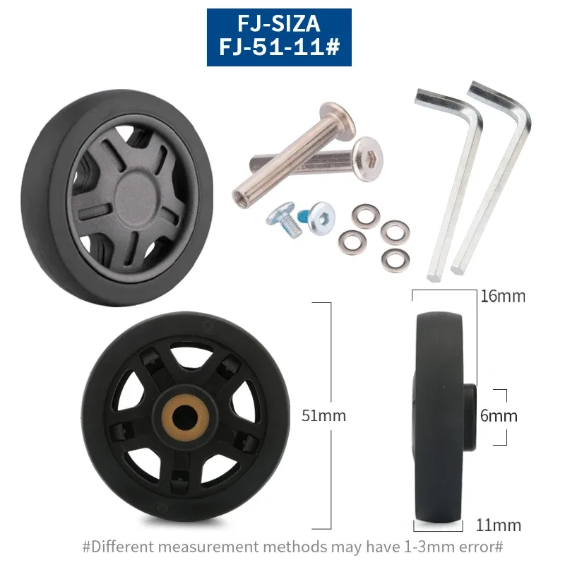 valise de remplacement universelle, accessoires de roue pratiques, roue d'avion, roue silencieuse, entretien et entretien des chocs