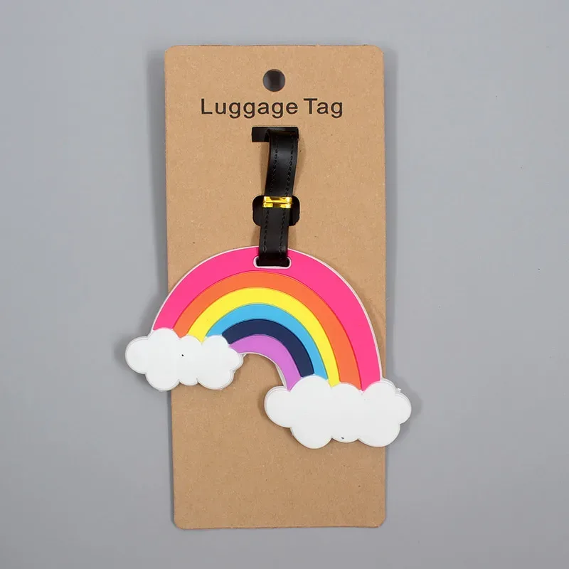 étiquette d'embarquement pour bagages d'avion et de voiture, étiquette portable, porte-adresse, étiquette de bagage, gel de pton, id de valise, créatif, accessoires de voyage