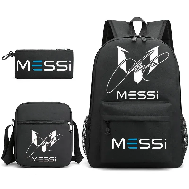 sac à dos messi léger et décontracté, grande capacité, pour femmes, hommes, étudiants, trousse à crayons, sacs à bandoulière, ensembles