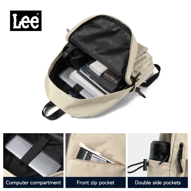 lee léger 16 pouces sac à dos pour ordinateur portable femmes homme oxford moyen lycée sac grande capacité adolescent collège étudiant cartable