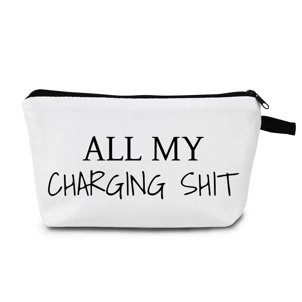 sac de rangement pour chargeur, sac de maquillage, bouchons de chargeur, cadeau pour femmes, sac à cosmétiques pour cordon de chargement, pochette à fermeture éclair, trousse de toilette de voyage