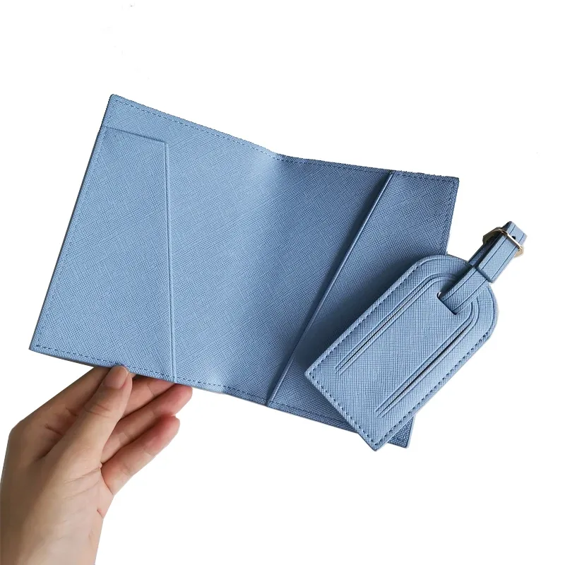 pince à passeport en cuir saffiano chancelor, pince à billet de voyage, porte-passeport multifonctionnel, portable et léger, multicolore, polyvalent