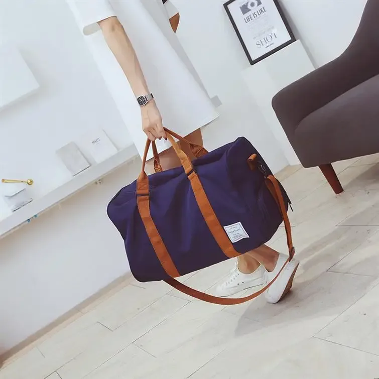 sac de voyage court tour week-end sport sac polochon de sport pour femmes et hommes vente chaude