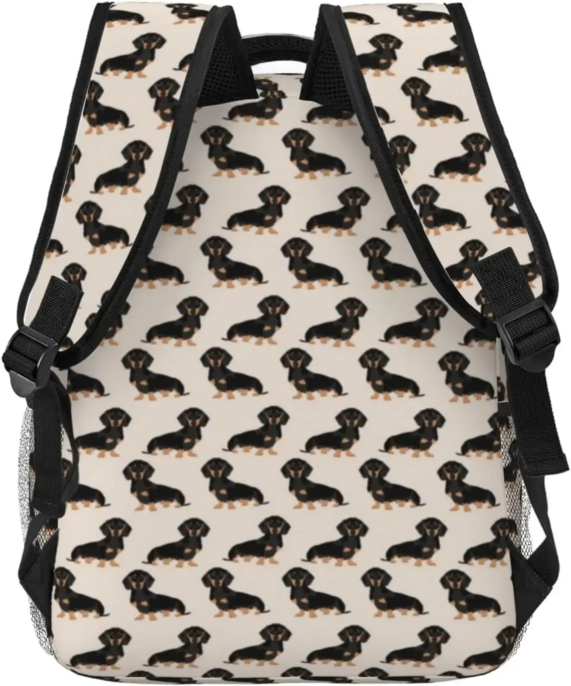 sac à dos en tissu doxie dachshund weiner pour chiens de compagnie, sacs à dos avec sangles initiées réglables pour le voyage, mode wiener