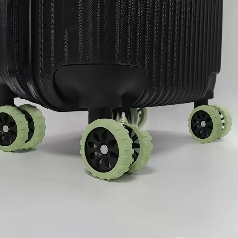 protector rouleau silicium silicone anti rayure bagage voyage noir bleu gris vert rose protection universelle accessoire travail transport