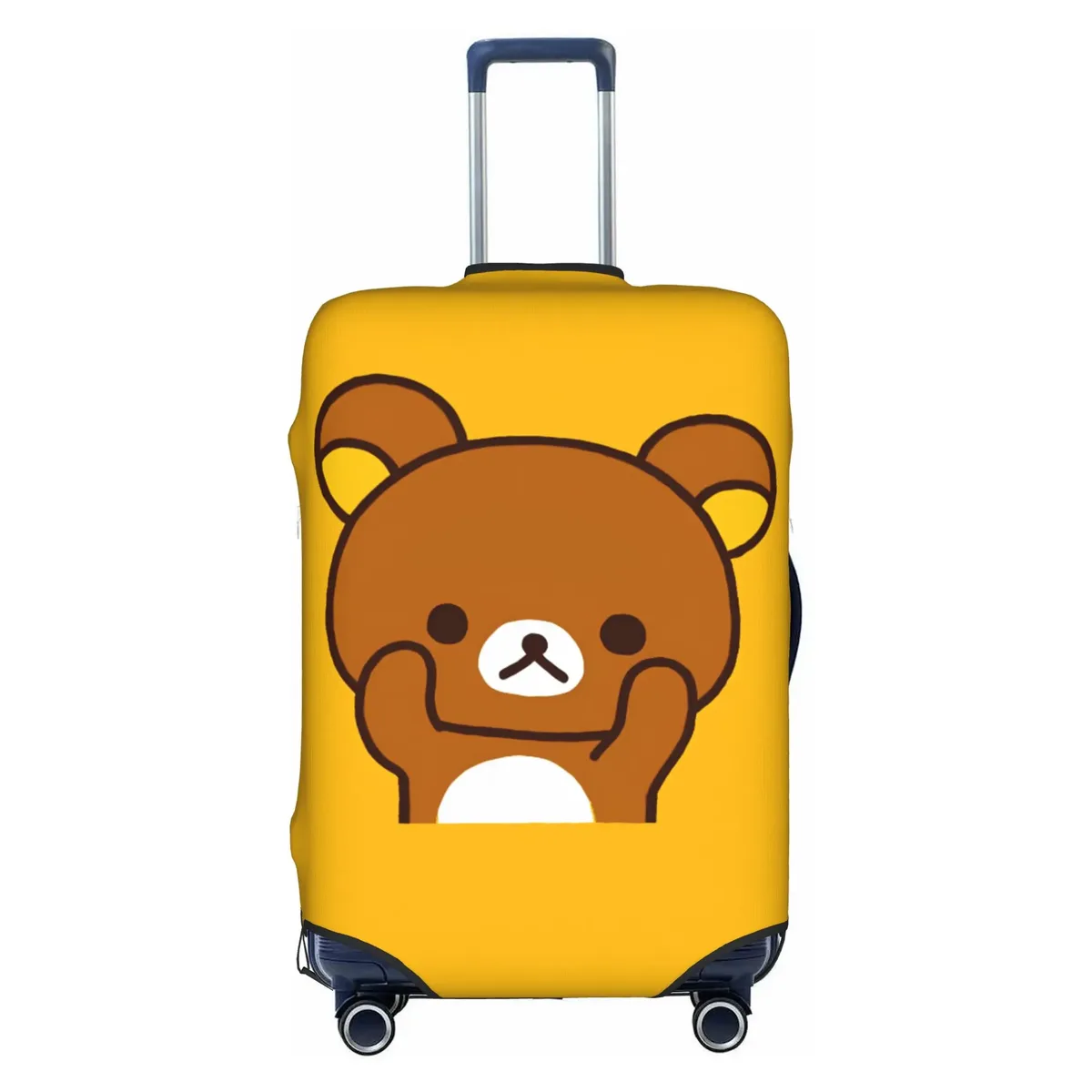 housse de bagage de voyage personnalisée r-rilakkumas, housse de protection élastique pour valise à motif de dessin animé, convient aux valises de 18 à 32 pouces
