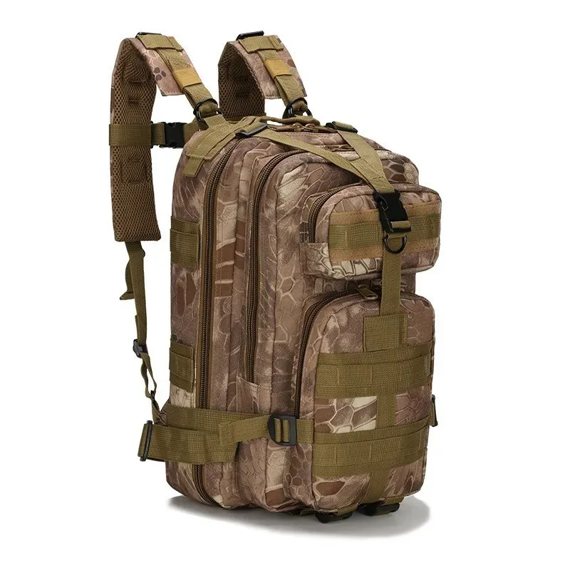 sac tactique militaire 30l, sac d'alpinisme pour sports de plein air oxford, sac à dos de camouflage étanche 3p pour camping voyage 11 couleurs
