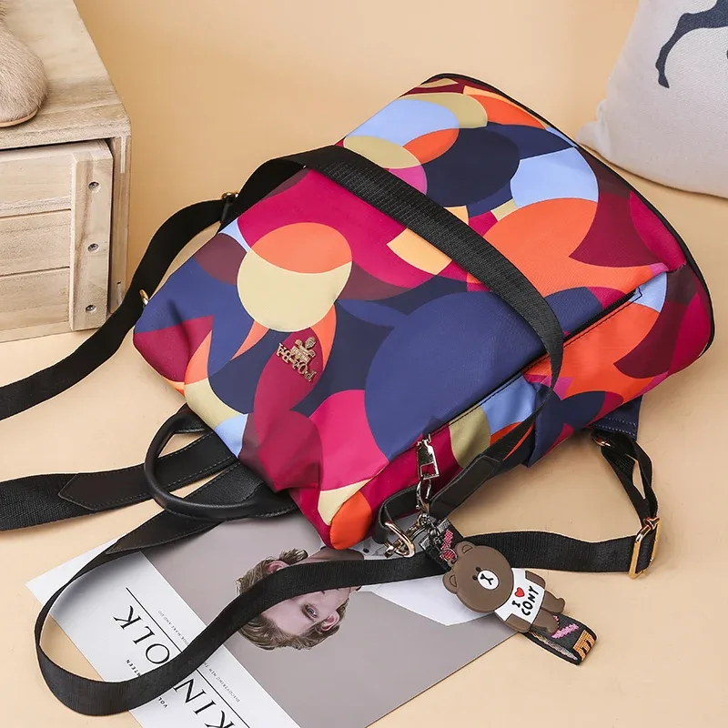 mode anti-vol femmes sac à dos tissu durable oxford sac d'école joli style filles école sac à dos femme voyage sac à dos