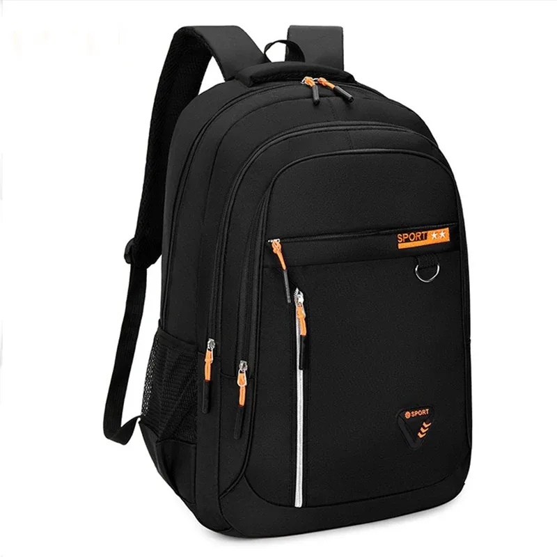 sac à dos multicouche de marque neutre pour hommes et femmes avec divers poches, adapté aux voyages d'affaires. fabriqué en nylon.