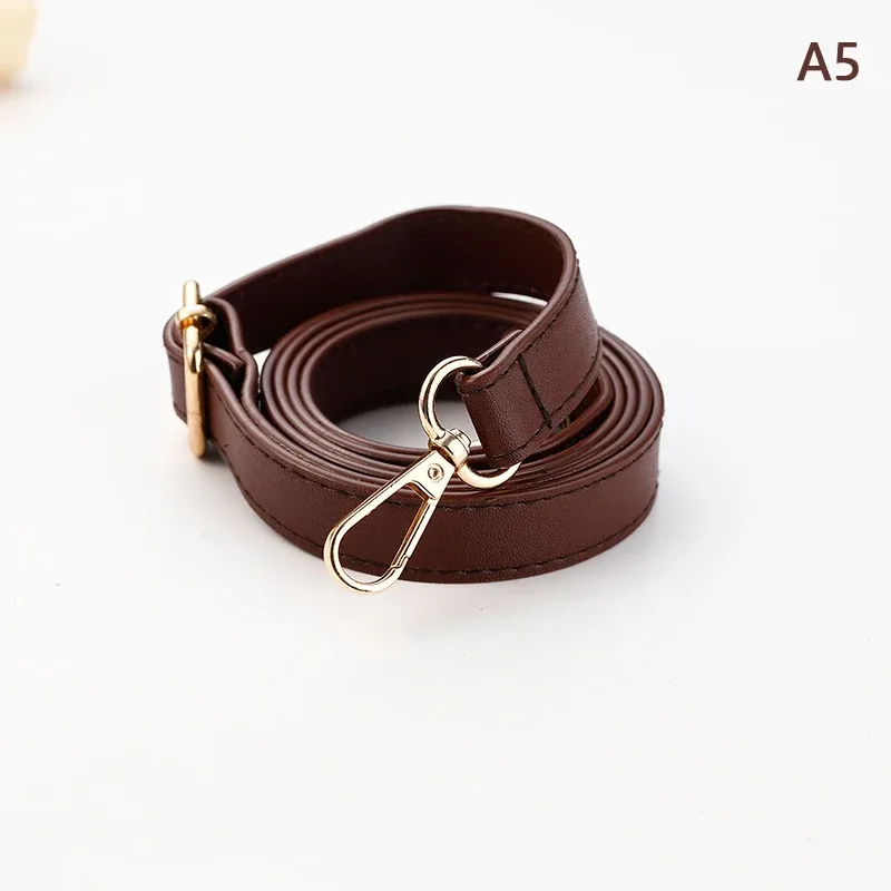 sangle réglable en cuir pu pour sac à bandoulière, remplacement de la sangle de sac initié, accessoires de sac à main, largeur de 130cm, 1.8cm de long