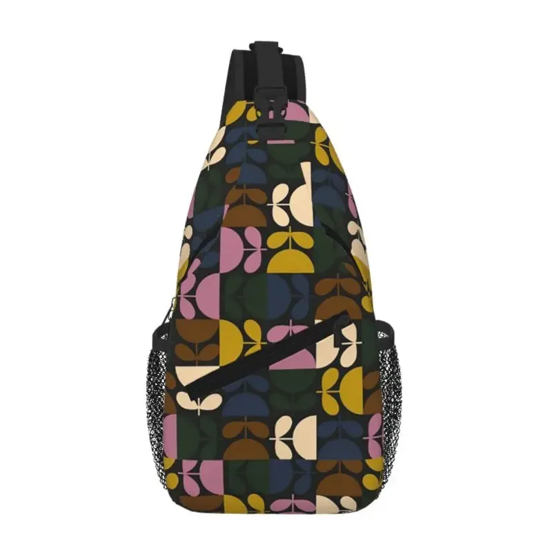 sacs à bandoulière orla kiely multi stem flowers pour voyage, randonnée, hommes et femmes, sac à dos portable, sac de poitrine, sac à bandoulière quotidien.