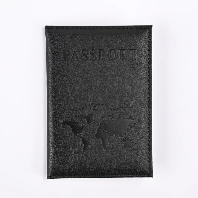 porte-passeport, couverture portefeuille, essentiels de voyage, étui à cartes en cuir pu, accessoires de voyage internationaux pour femmes/hommes