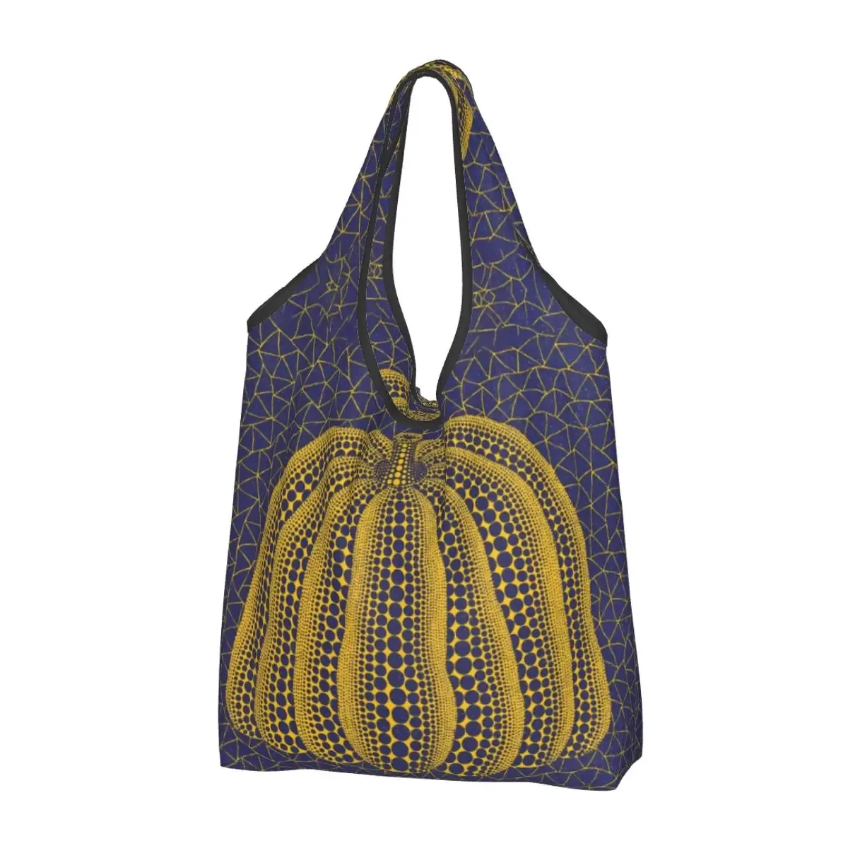 yayoi kusama-sac fourre-tout d'épicerie pour femme, sac à provisions, sacs à provisions, sac à main de grande capacité, initié à l'esthétique mignonne