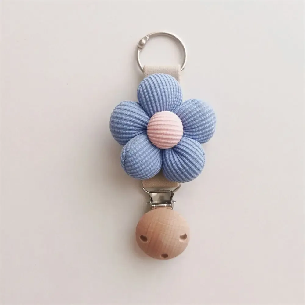 clip de chapeau à fleurs en coton anti-perte, clip en bois suspendu sur le sac, porte-chapeau de voyage, organisateur gadget por