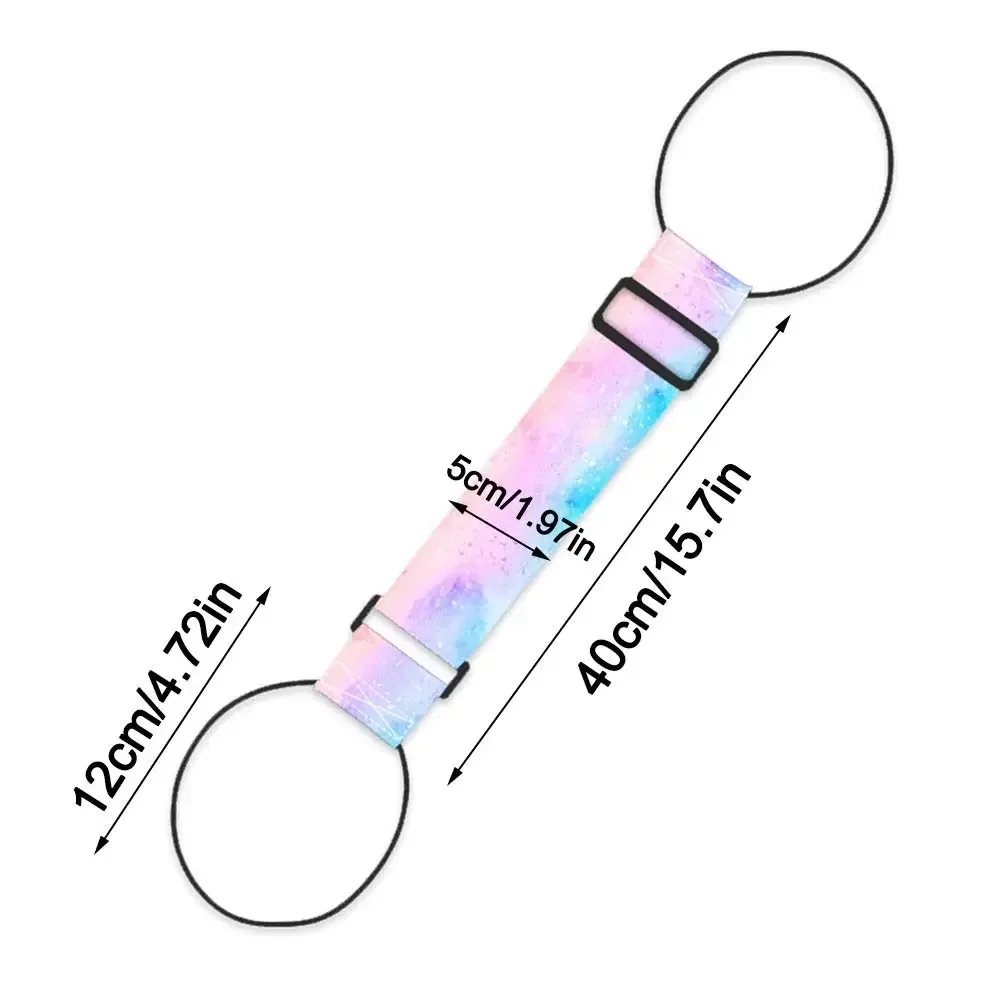 nouvelle sangle élastique colorée réutilisable et réglable pour bagages, sangle de fixation pour valise, connecteur de bagages, accessoires de voyage