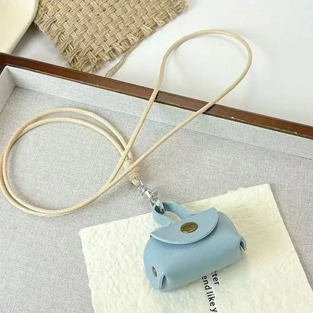 porte-monnaie en cuir pu tendance, mini sac de rangement multifonctionnel, petit cadeau décoratif, artisanat diy