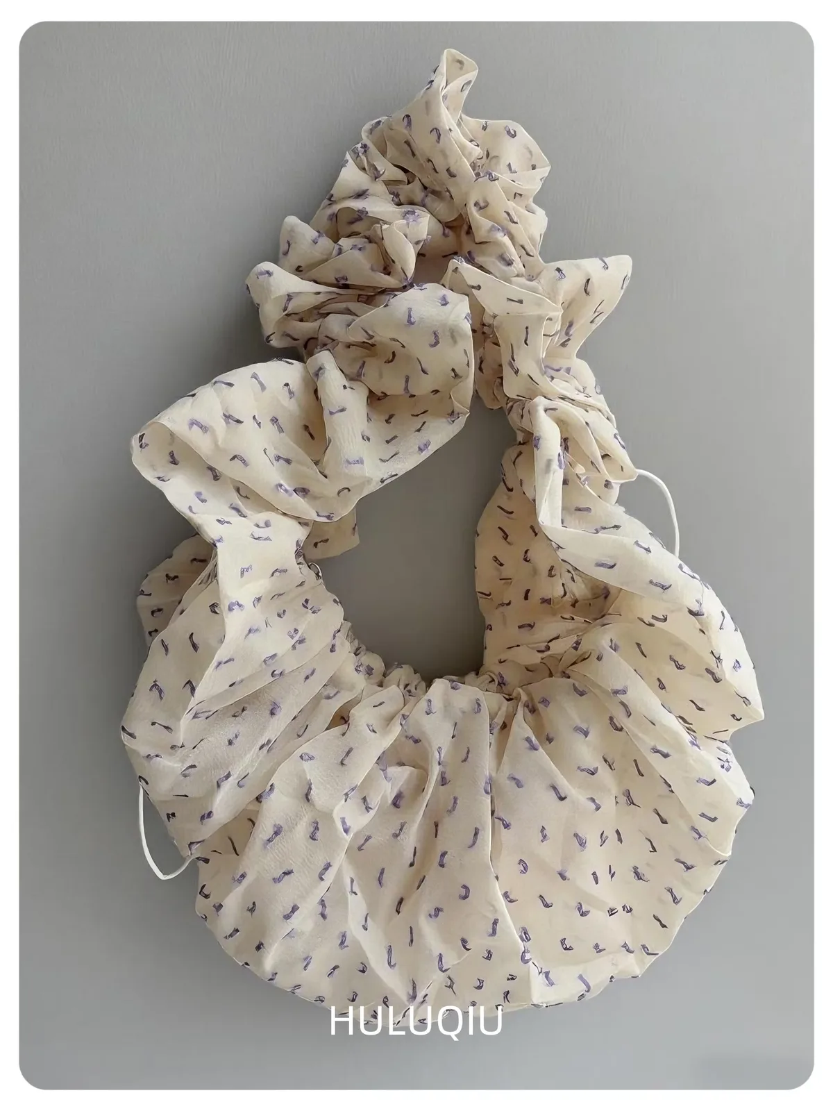 sac à main plissé en tissu floral, doux et élégant, sacoche à la mode, design de niche, sac à bandoulière léger, fourre-tout de grande capacité